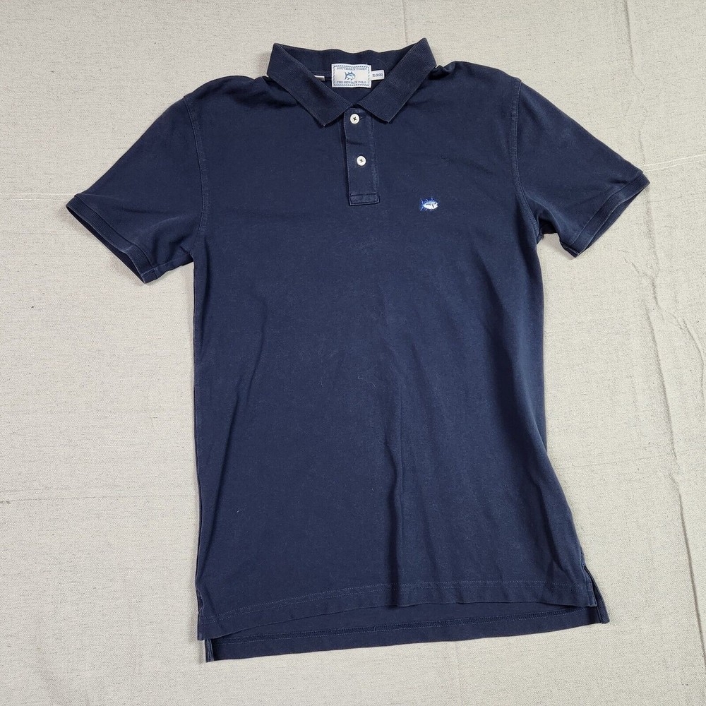 Southern Tides Shirt Boys XL (18-20) Polo Blue Casual Rugby Golf  Short Sleeve